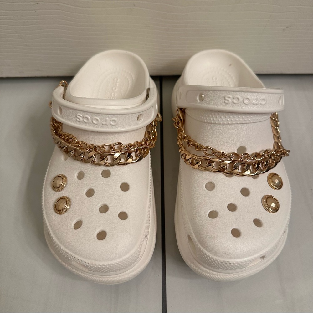 CROCS platform clogs